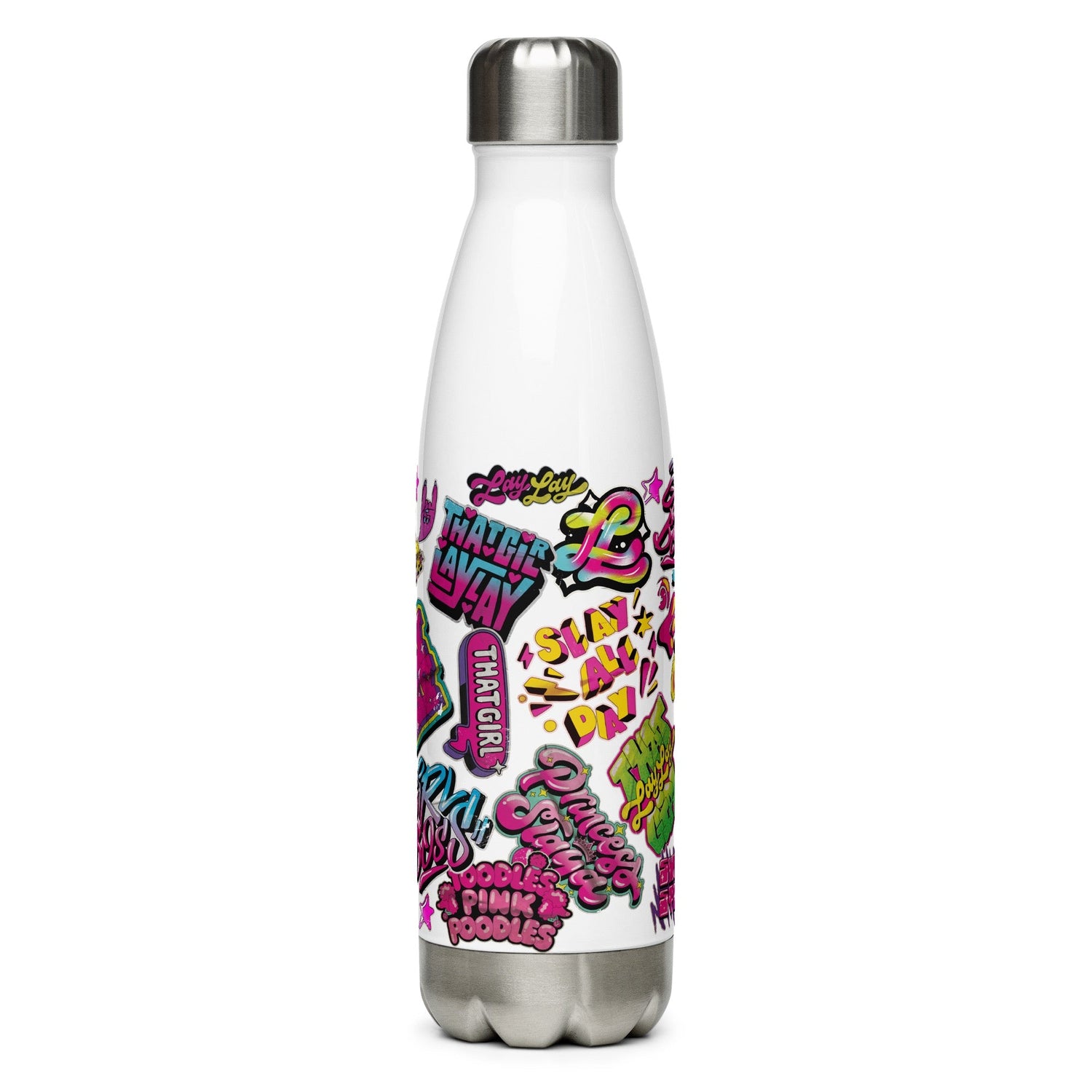 That Girl Lay Lay Collage Stainless Steel Water Bottle - Paramount Shop