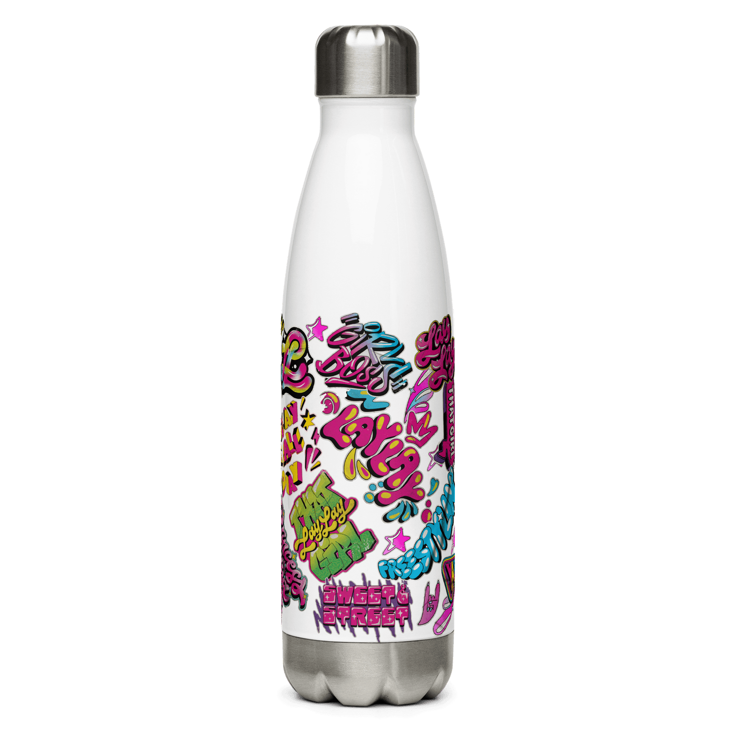 That Girl Lay Lay Collage Stainless Steel Water Bottle - Paramount Shop