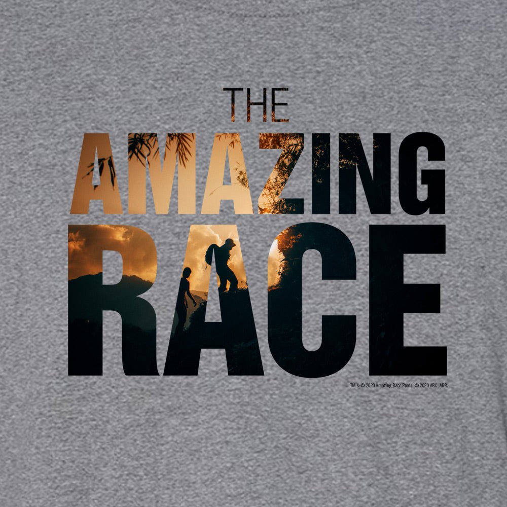 The Amazing Race Color Logo Men's Tri - Blend T - Shirt - Paramount Shop