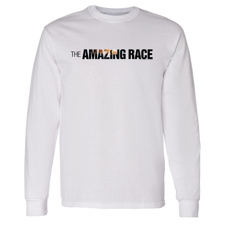 The Amazing Race Horizontal Color Logo Adult Long Sleeve T - Shirt - Paramount Shop