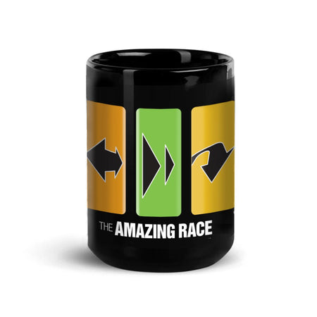 The Amazing Race Race Clues Black Mug - Paramount Shop