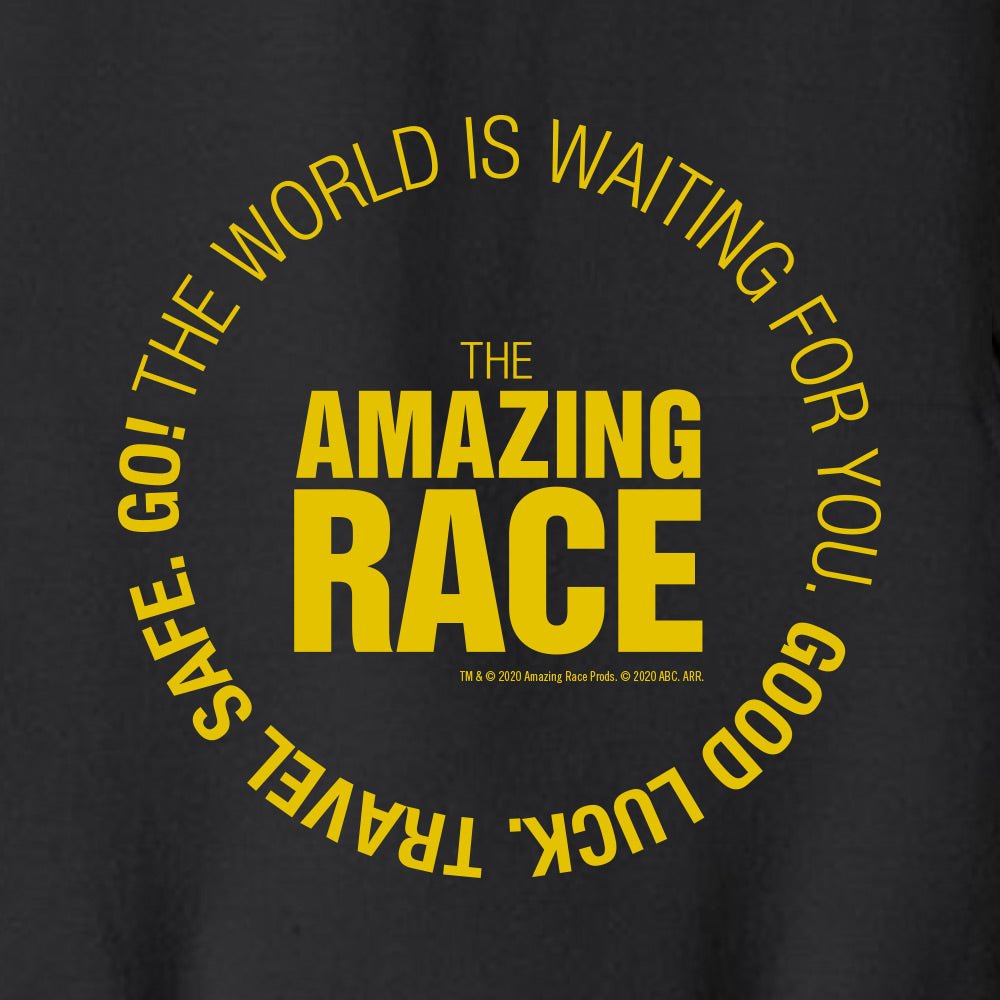 The Amazing Race Yellow Starting Badge Fleece Hooded Sweatshirt - Paramount Shop