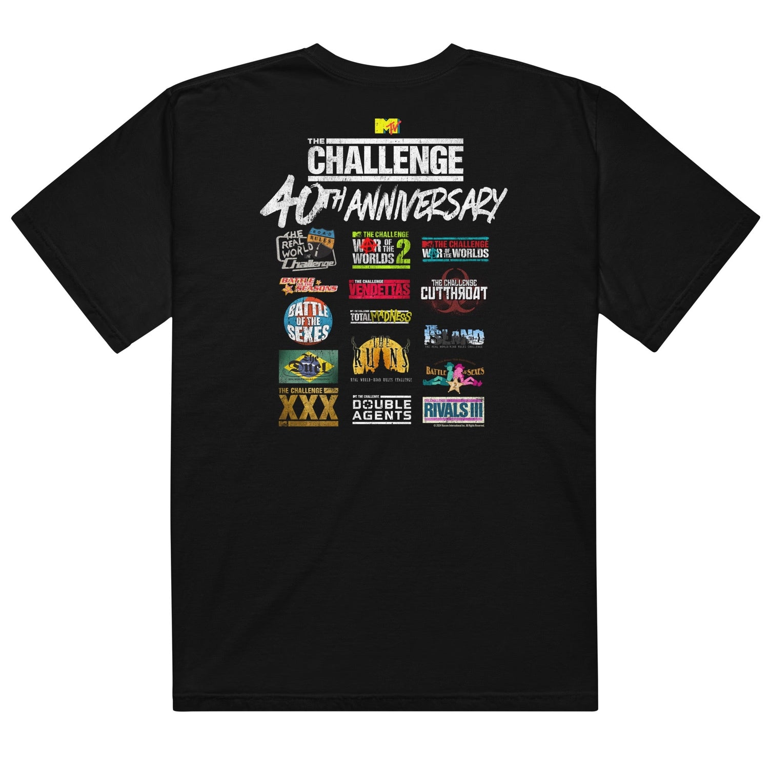 The Challenge 40th Anniversary Adult T-Shirt - Paramount Shop