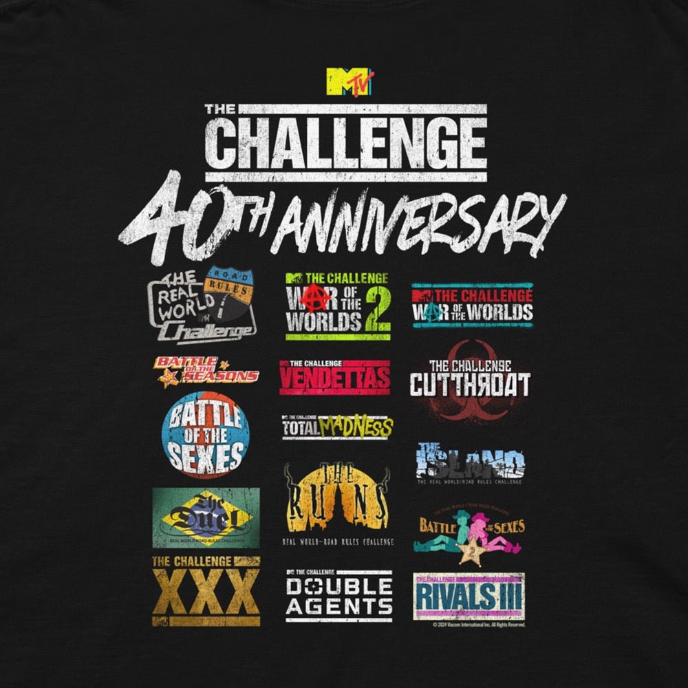 The Challenge 40th Anniversary Adult T-Shirt - Paramount Shop