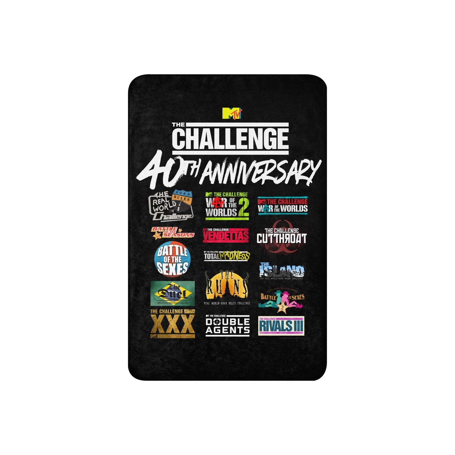 The Challenge 40th Anniversary Sherpa Blanket - Paramount Shop