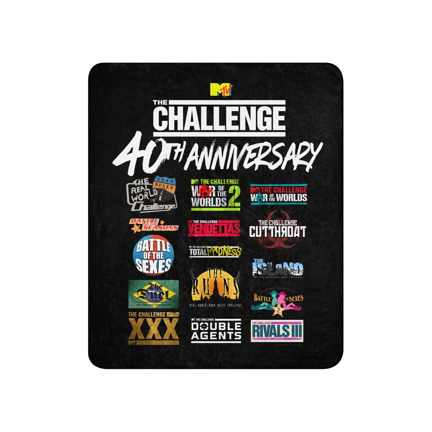 The Challenge 40th Anniversary Sherpa Blanket - Paramount Shop