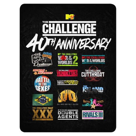 The Challenge 40th Anniversary Sherpa Blanket - Paramount Shop