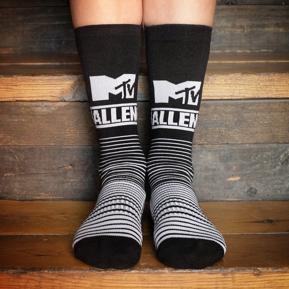 The Challenge Athletic Stripe Crew Socks - Paramount Shop