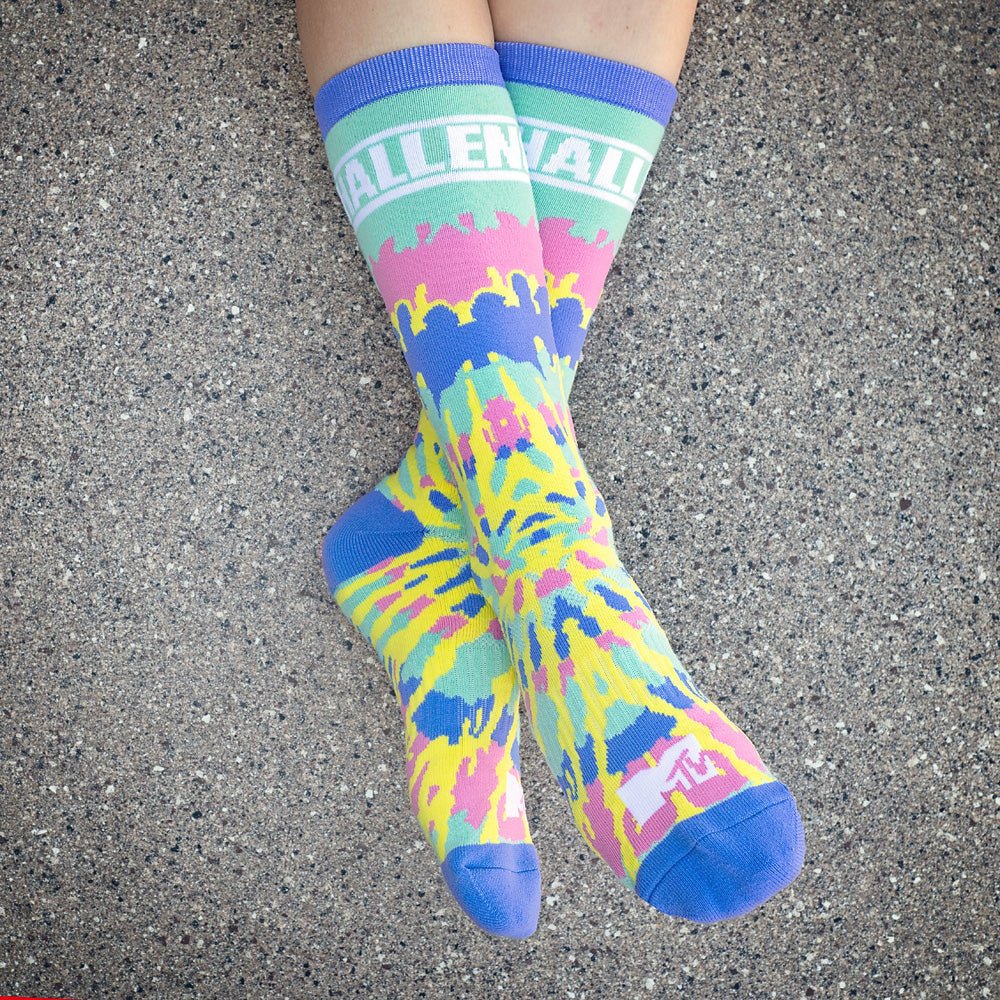 The Challenge Athletic Tie - Dye Crew Socks - Paramount Shop