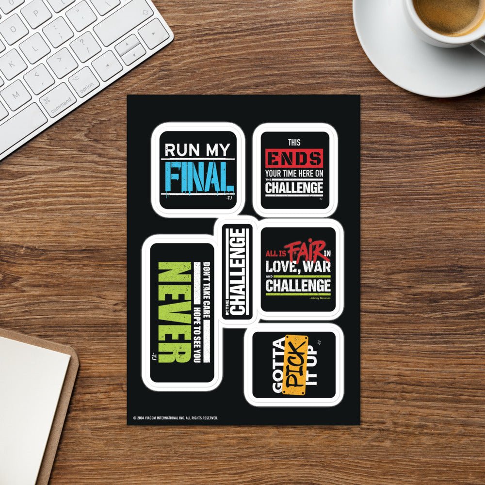 The Challenge Editorial Sticker Sheet - Paramount Shop