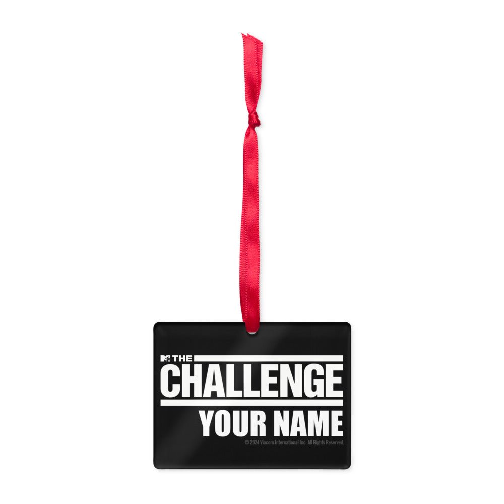 The Challenge Personalized Holiday Ornament - Paramount Shop