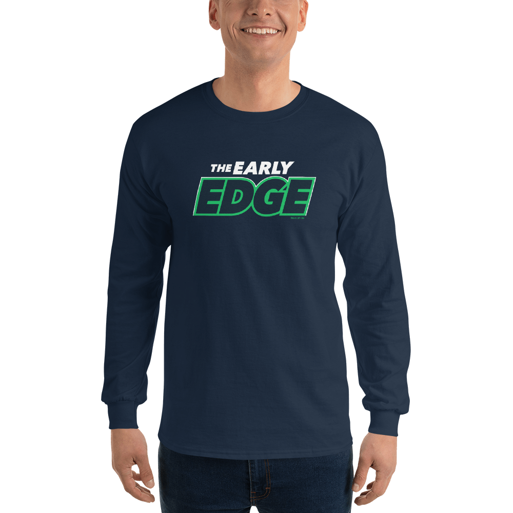 The Early Edge Podcast Logo Adult Long Sleeve T - Shirt - Paramount Shop