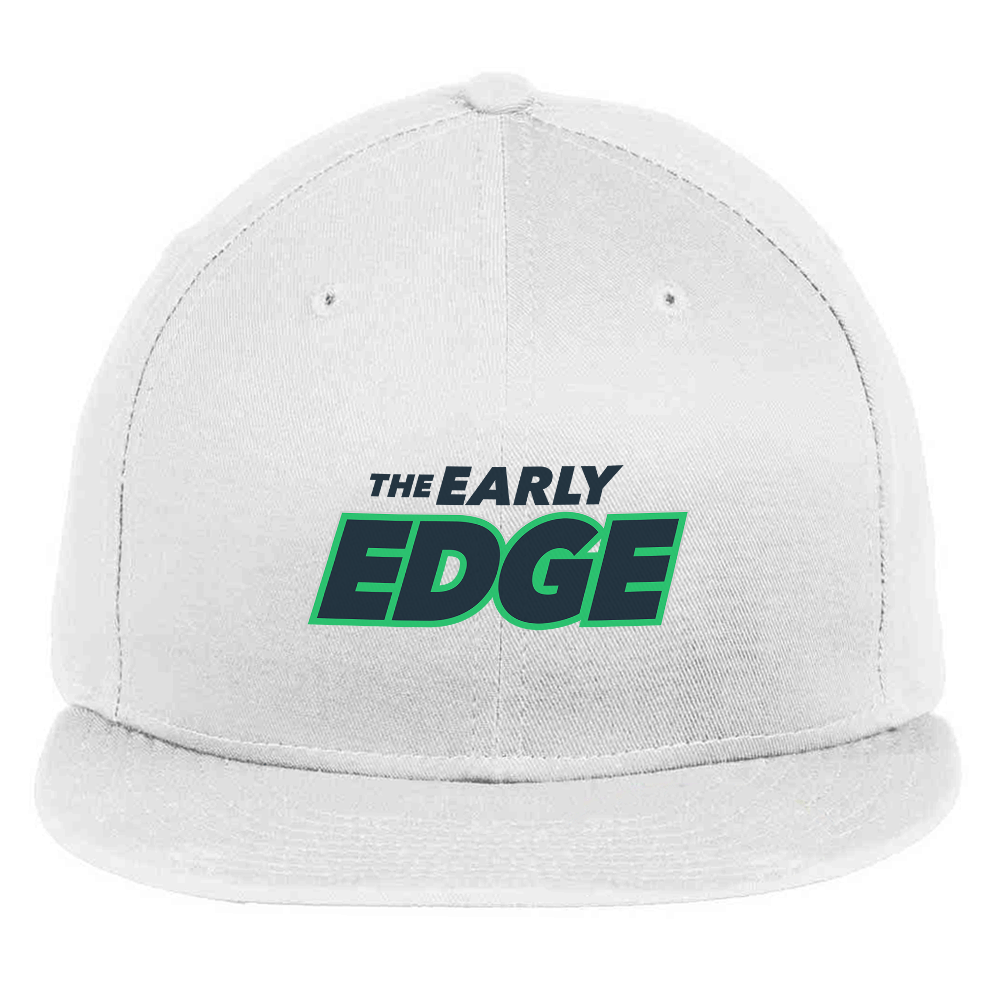 The Early Edge Podcast Logo Embroidered Flat Bill Hat - Paramount Shop