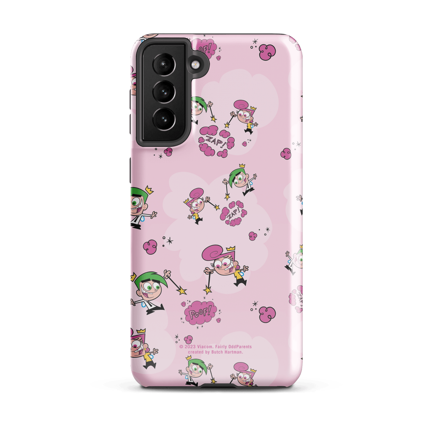 The Fairly OddParents Zap! Pattern Tough Phone Case - Samsung - Paramount Shop