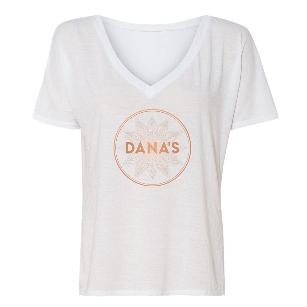 The L Word: Generation Q Dana's Bar Logo Women's Relaxed V - Neck T - Shirt - Paramount Shop