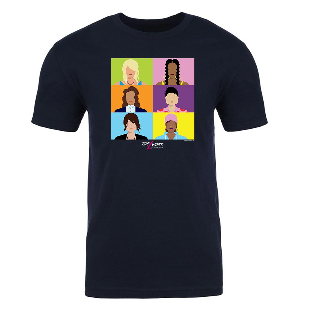 The L Word: Generation Q Faces Adult Short Sleeve T - Shirt - Paramount Shop