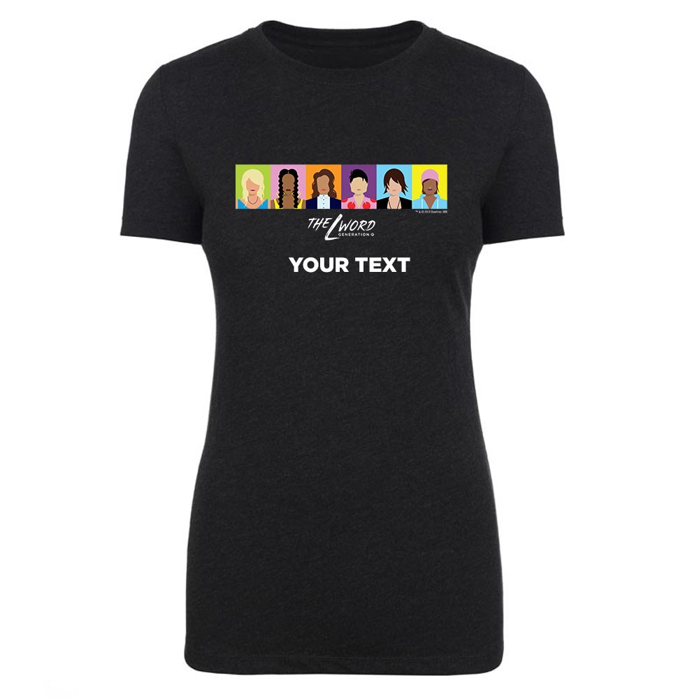 The L Word: Generation Q Personalized Horizontal Faces Women's Tri - Blend T - Shirt - Paramount Shop