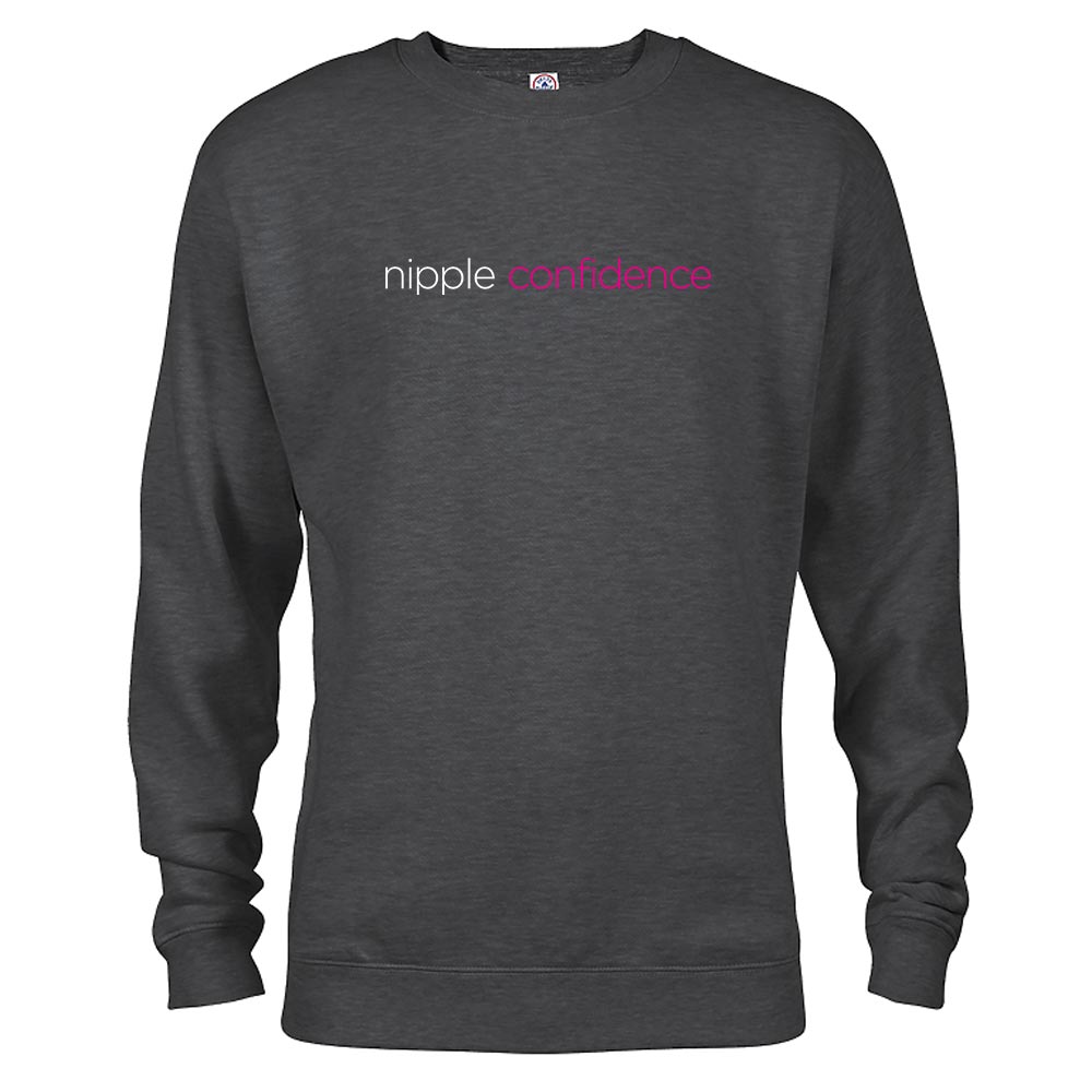 The L Word Nipple Confidence Fleece Crewneck Sweatshirt - Paramount Shop