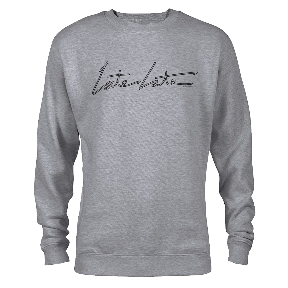 The Late Late Show with James Corden Late Late Fleece Crewneck Sweatshirt - Paramount Shop