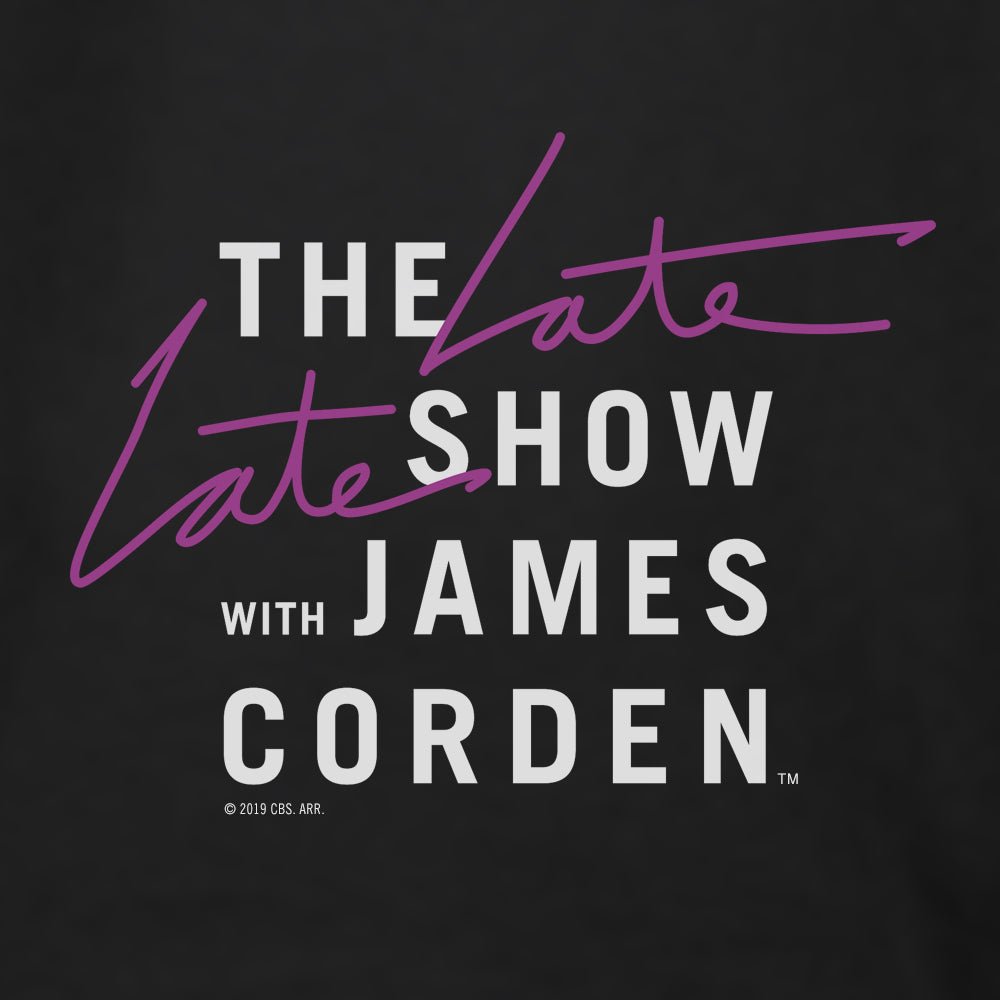 The Late Late Show with James Corden Logo Adult Short Sleeve T - Shirt - Paramount Shop