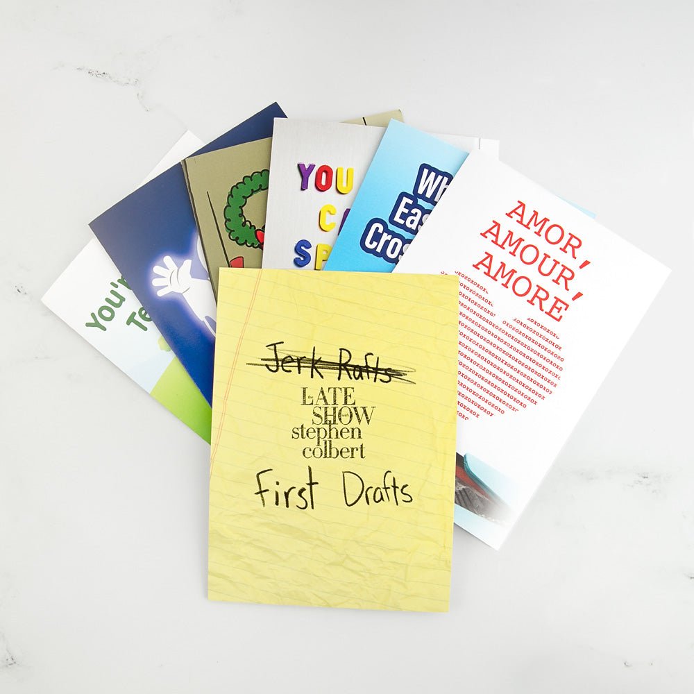 The Late Show with Stephen Colbert First Drafts Greeting Card Pack - Paramount Shop