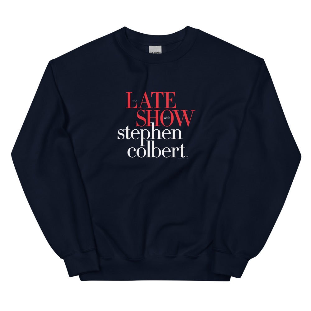 The Late Show with Stephen Colbert Logo Fleece Crewneck Sweatshirt - Paramount Shop