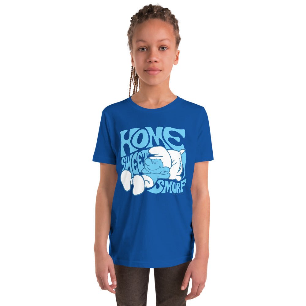 The Smurfs Home Sweet Smurf Kids T-Shirt - Paramount Shop