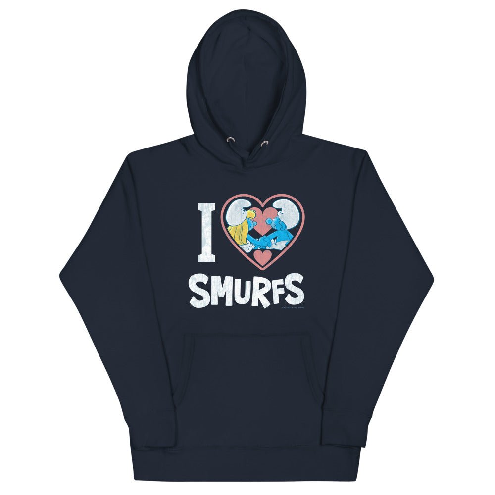 The Smurfs I Love Smurfs Unisex Hoodie - Paramount Shop