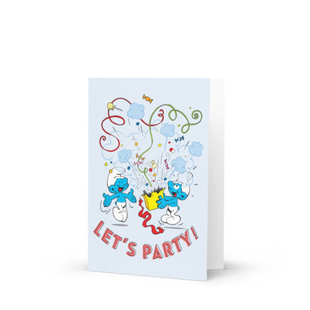 The Smurfs Let's Party Greeting Card - Paramount Shop