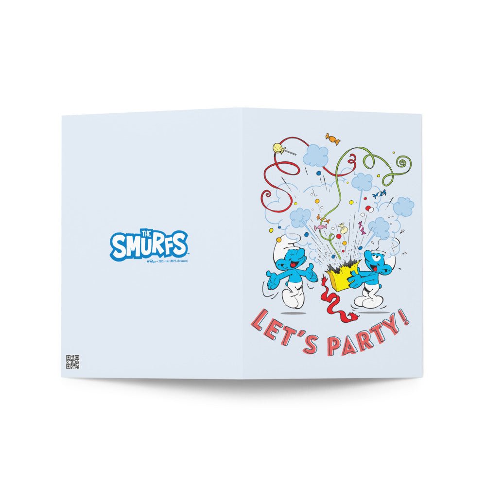 The Smurfs Let's Party Greeting Card - Paramount Shop