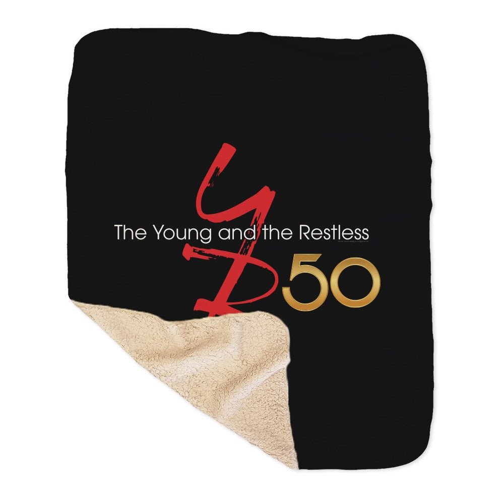 The Young and the Restless 50th Anniversary Sherpa Blanket - Paramount Shop