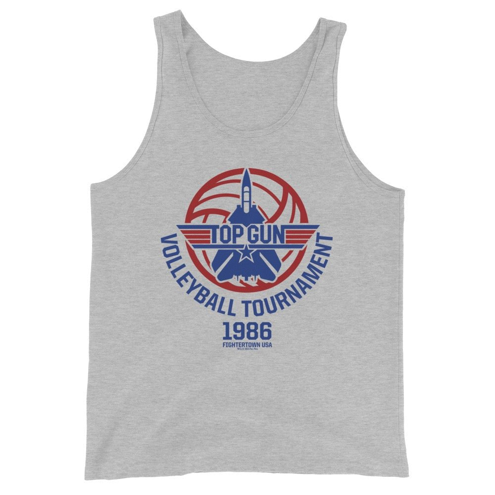 Top Gun Fighter Town USA 1986 Volleyball Tournament Unisex Tank Top - Paramount Shop