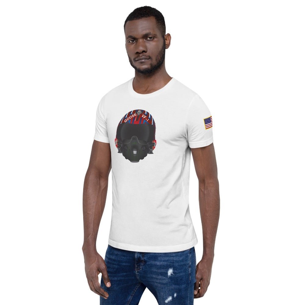 Top Gun Goose Helmet Unisex Premium T - Shirt - Paramount Shop