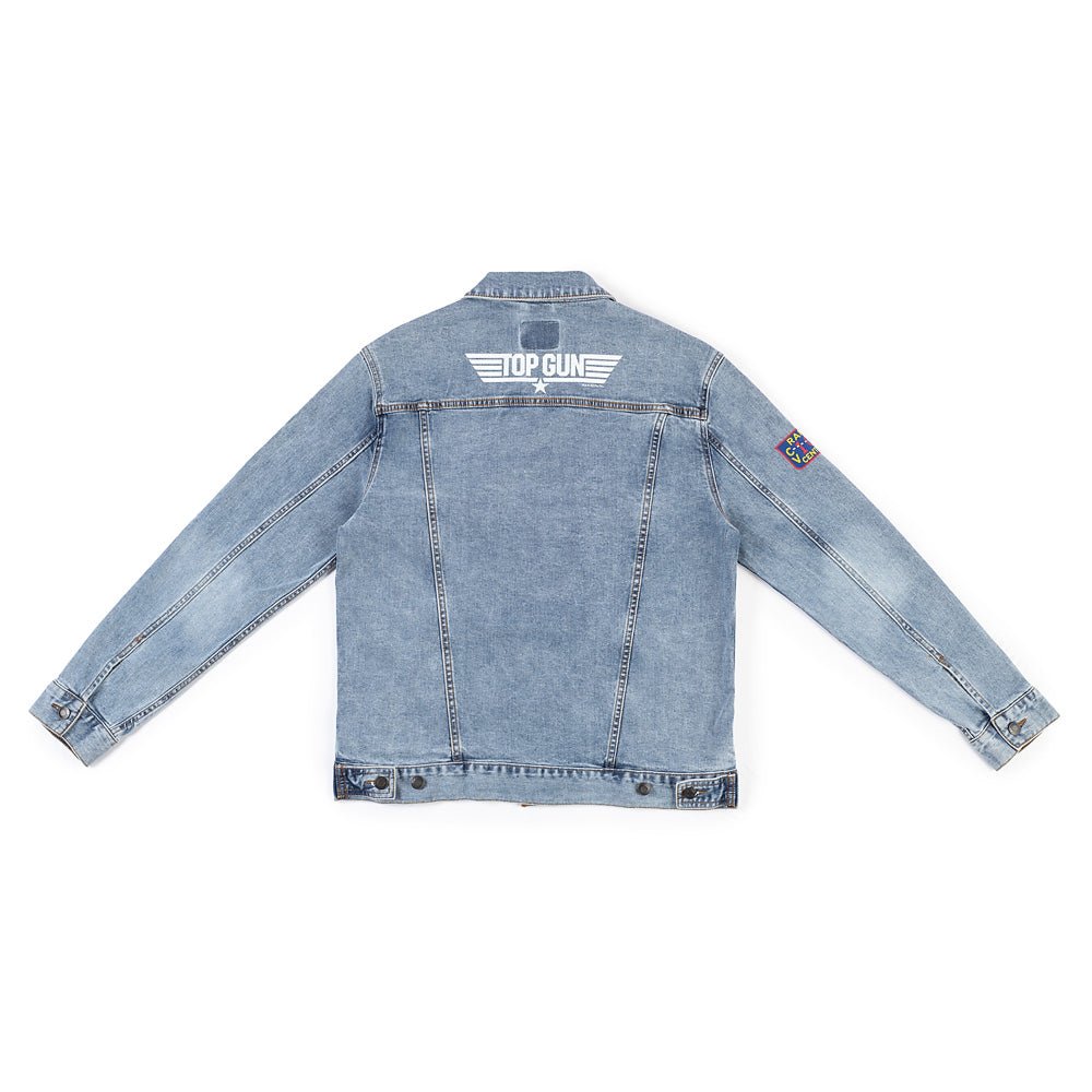 Top Gun Printed Denim Jacket - Paramount Shop