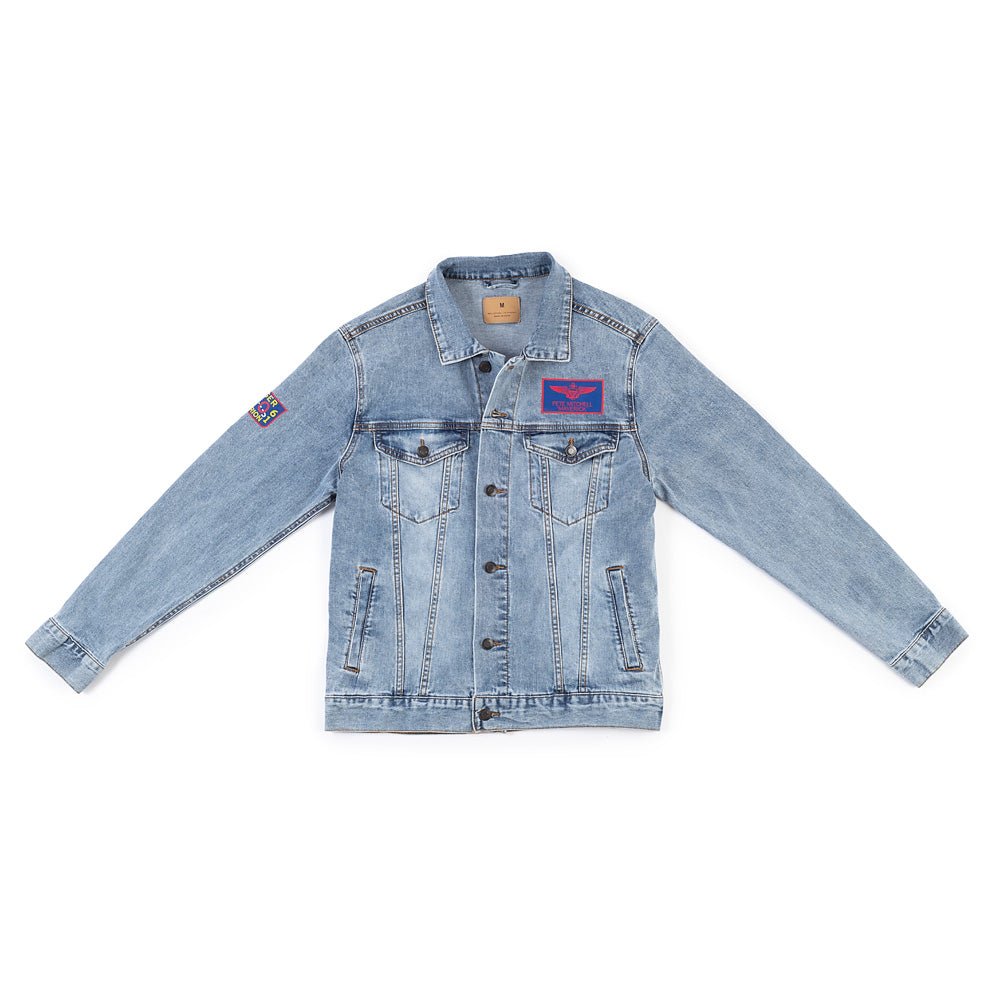 Top Gun Printed Denim Jacket - Paramount Shop