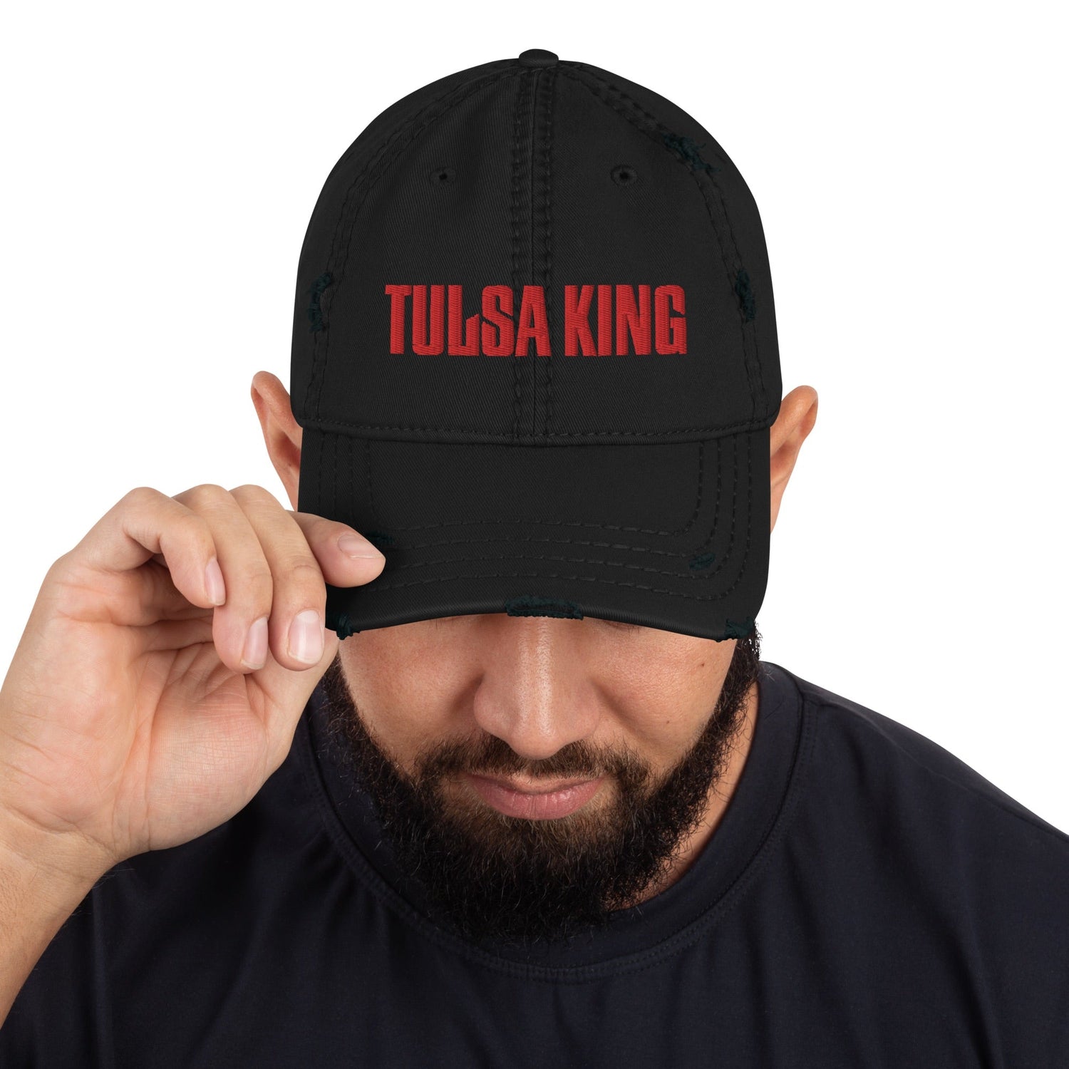 Tulsa King Logo Distressed Dad Hat - Paramount Shop