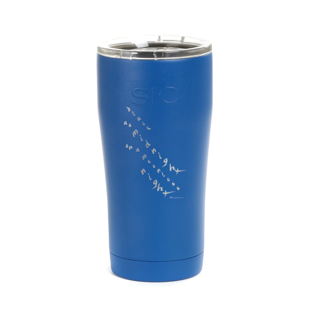 Twin Peaks Black as Midnight Handwritten Laser Engraved SIC Tumbler - Paramount Shop