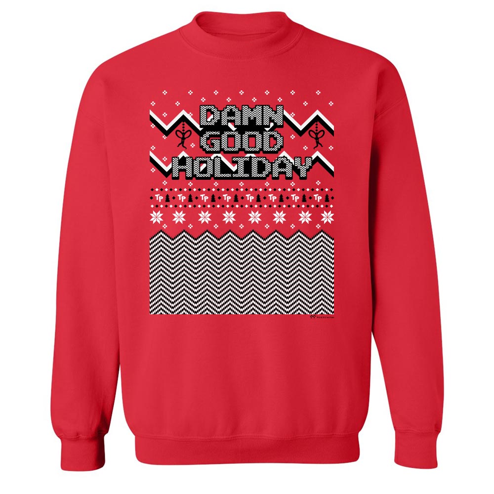 Twin Peaks Damn Good Holiday Fleece Crewneck Sweatshirt - Paramount Shop