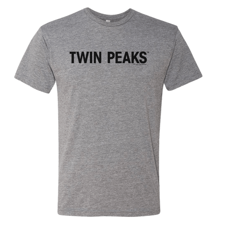 Twin Peaks Logo Men's Tri - Blend T - Shirt - Paramount Shop