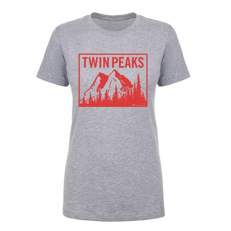 Twin Peaks Mountain Range Women's Short Sleeve T - Shirt - Paramount Shop