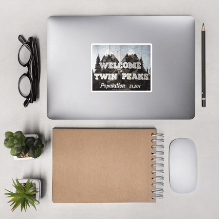 Twin Peaks Welcome Logo Die Cut Sticker - Paramount Shop