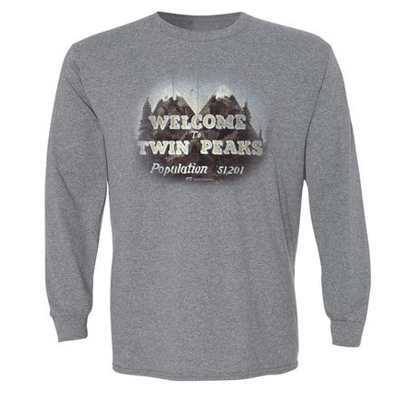 Twin Peaks Welcome to Twin Peaks Adult Long Sleeve T - Shirt - Paramount Shop
