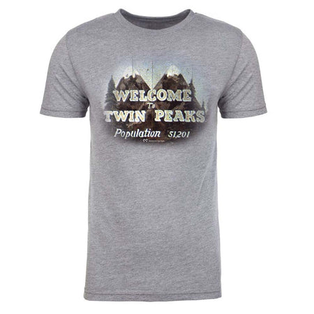 Twin Peaks Welcome to Twin Peaks Men's Tri - Blend T - Shirt - Paramount Shop