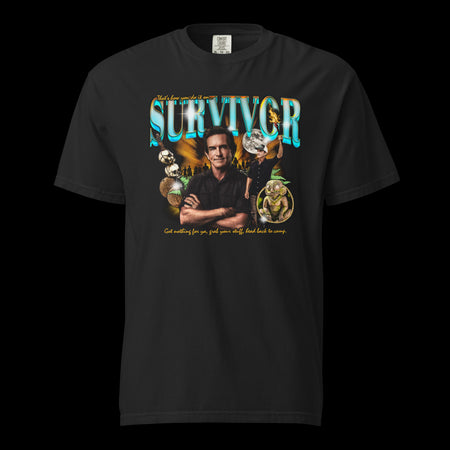 Survivor Jeff Heartthrob T-Shirt in Übergröße