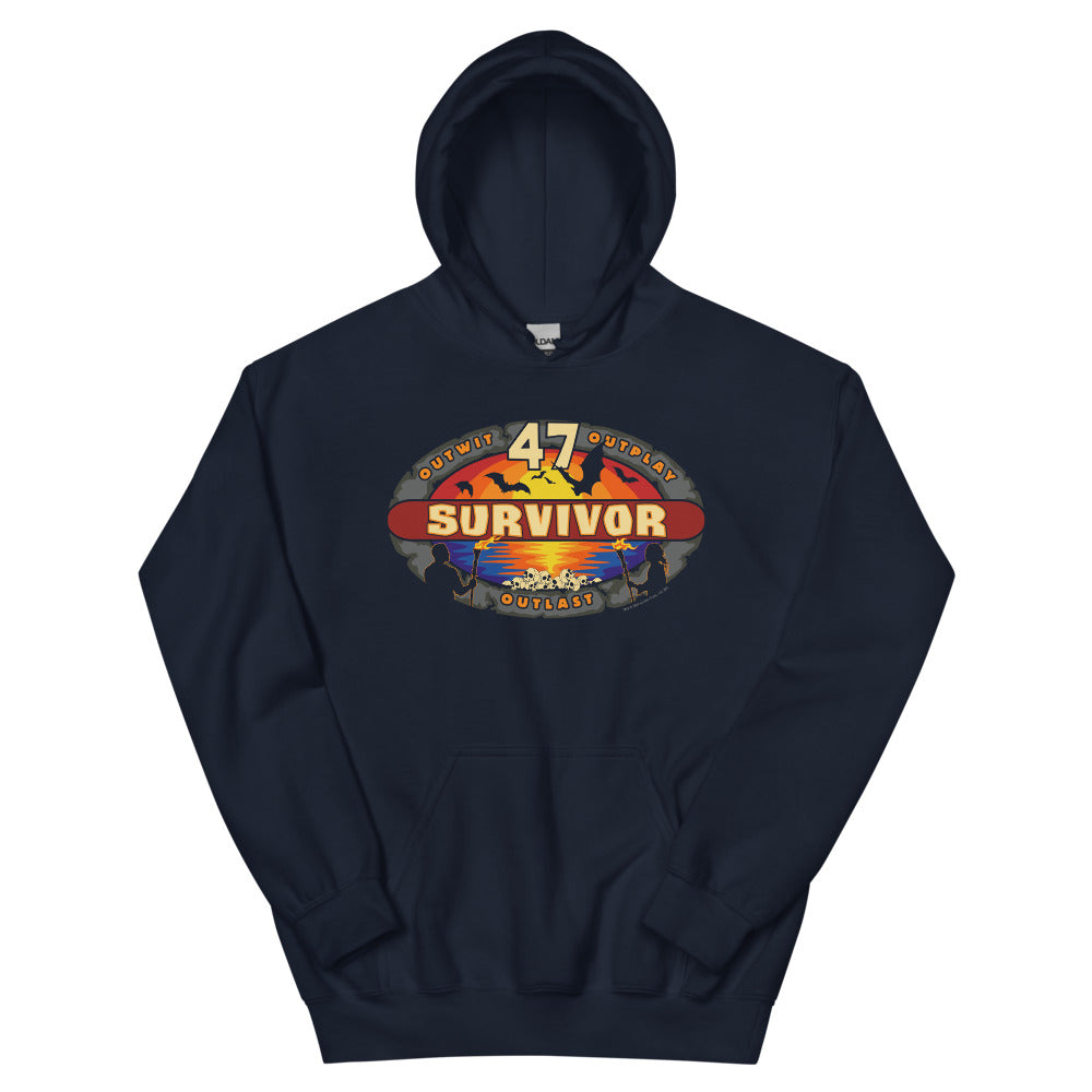 SURVIVOR Saison 47 Logo Unisex Kapuze