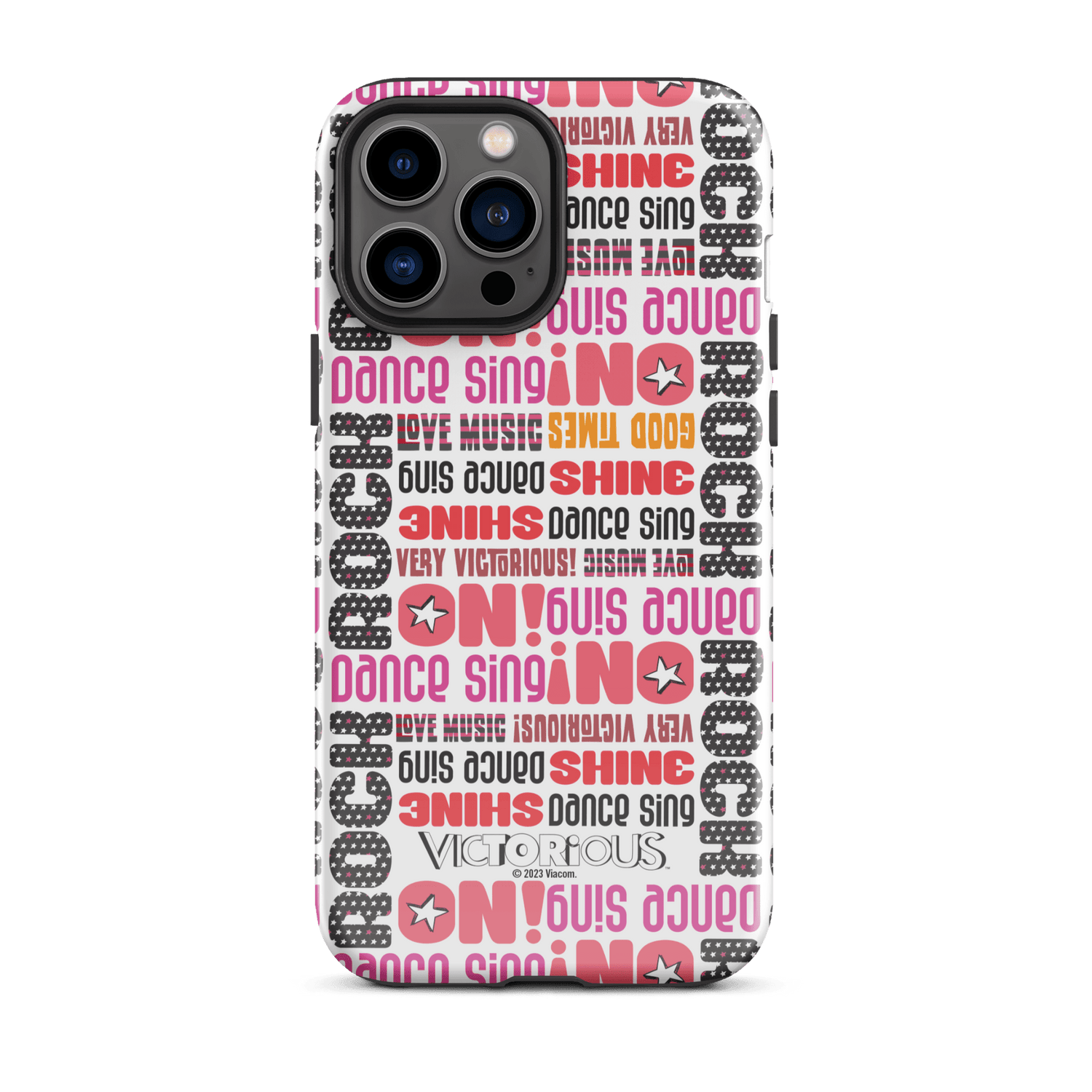 Victorious Dance Sing Shine Pattern Tough Phone Case - iPhone - Paramount Shop