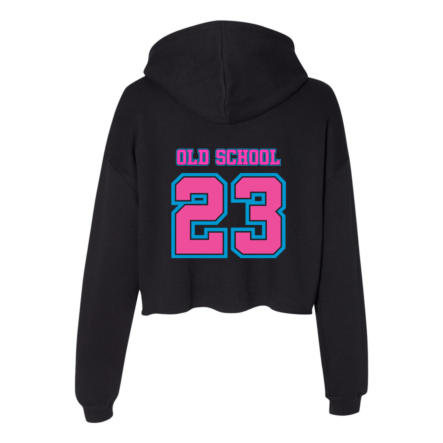 Wild 'N Out Neon Old School Women's Crop Fleece Hoodie - Paramount Shop