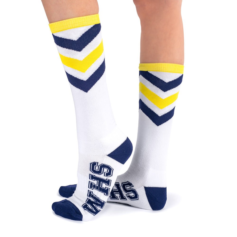 Yellowjackets WHS Chevron Socks - Paramount Shop