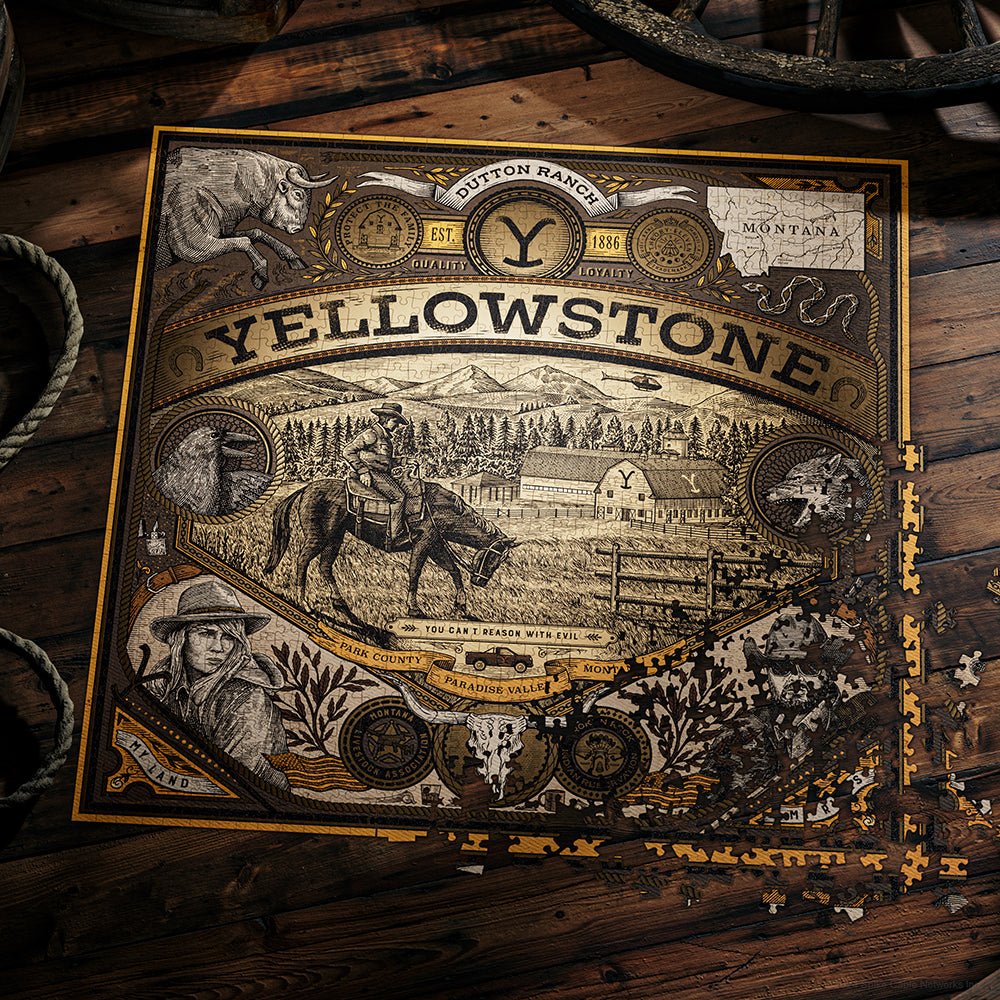 Yellowstone 1,000 - Piece Puzzle - Paramount Shop