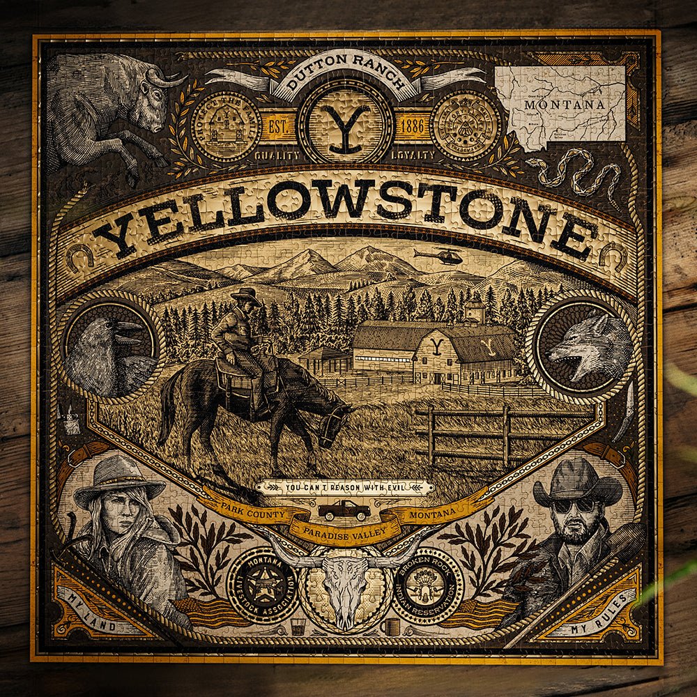 Yellowstone 1,000 - Piece Puzzle - Paramount Shop